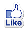 Facebook Like symbol trans 100px